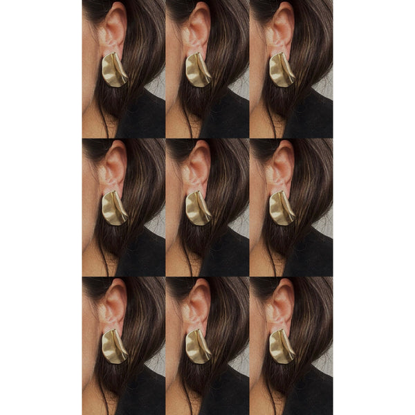 Fold Stud Earrings