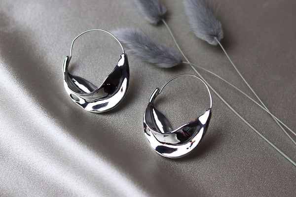 Nugget Hoop Earrings - Sun and Day Shop