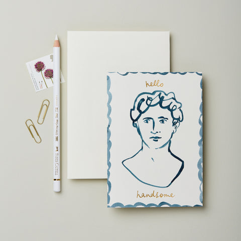 Hello Handsome Greeting Card