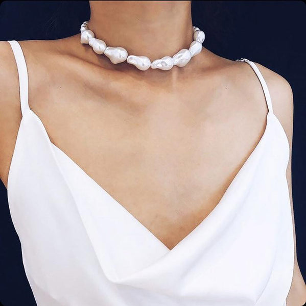 Baroque Pearl Choker Necklace - Sun and Day Shop