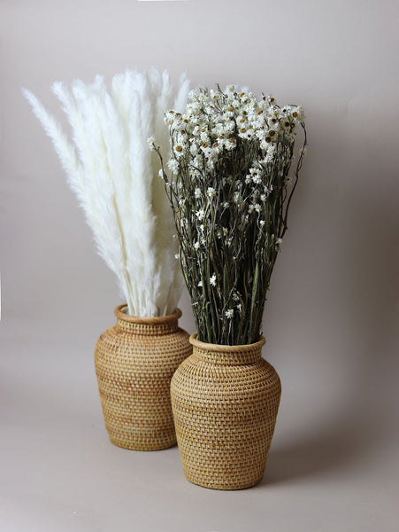 Rattan Hand Woven Vase - Sun and Day Shop