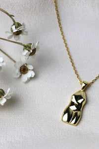 Gold Plated Nude Venus Body Aphrodite Pendant Necklace - Sun and Day Shop