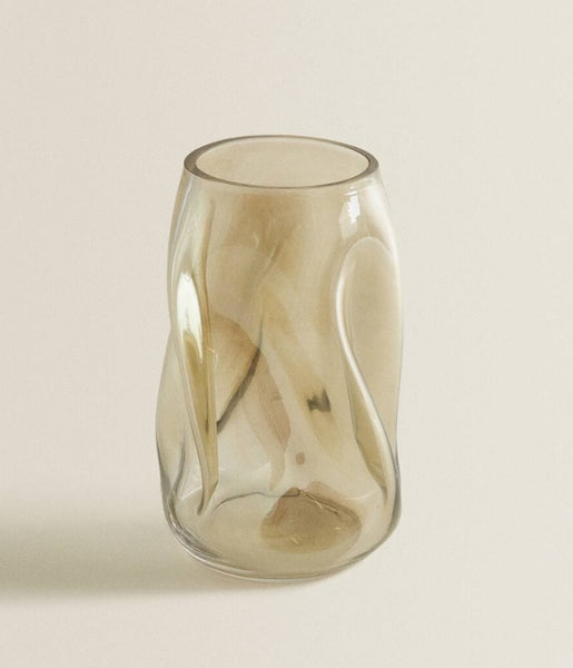 Glass Sculptural Large Vase - Sun and Day Shop