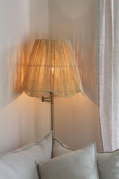 Scallop Raffia Lampshade - Large - Sun and Day Shop