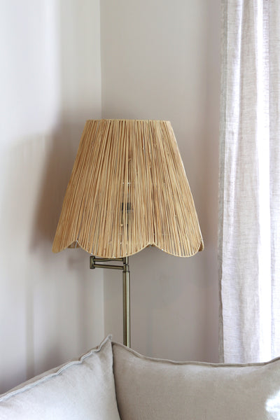 Scallop Raffia Lampshade - Large - Sun and Day Shop