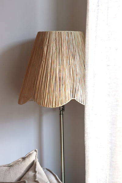 Scallop Raffia Lampshade - Large - Sun and Day Shop