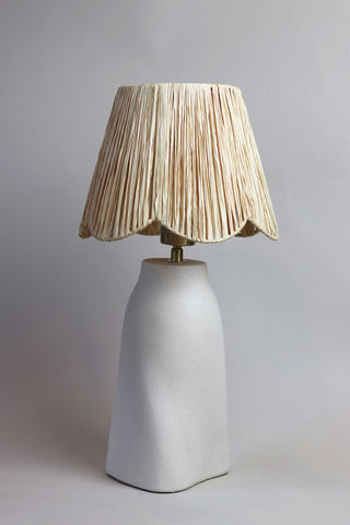 Scallop Raffia Lampshade - Medium - Sun and Day Shop