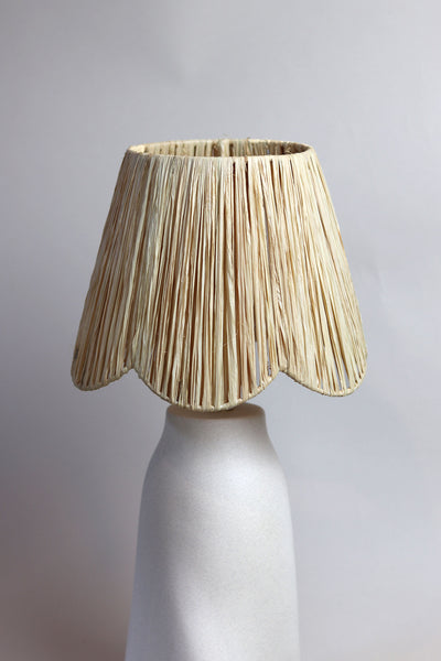 Scallop Raffia Lampshade - Medium - Sun and Day Shop