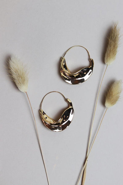 Nugget Hoop Earrings - Sun and Day Shop